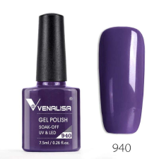 OEM Venalisa Gél Lakk 940 - Sötét Lila - 7,5 ml lakk zselé