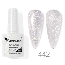 OEM Venalisa Glitter Gél lakk 442 - 7,5 ml lakk zselé
