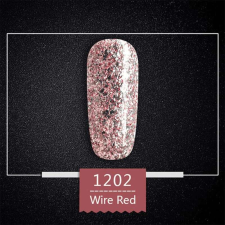 OEM Venalisa Platinum Lakkzsél - 1202 Wire Red - Csillogó Vörös lakk zselé