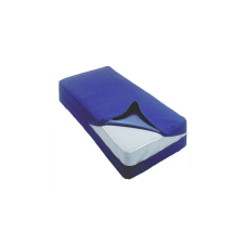 OEM Vízhatlan matracvédő PVC huzat cipzárral, kék, 90x200x14cm lakástextília