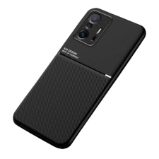 OEM Xiaomi 11T Pro GIGAPACK Szilikon telefonvédő ütésállóság, csíkos, FEKETE tok és táska