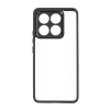 OEM Xiaomi 14T GIGAPACK Szilikon telefonvédő ütésállóság, átlátszó hátlap, FEKETE
