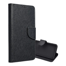 OEM Xiaomi 15 GIGAPACK Tok álló, bőr hatású FLIP, textil hatás, FEKETE tok és táska