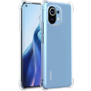 OEM Xiaomi Mi 11 5G szilikon tok, hátlaptok, telefon tok, erősített sarkokkal, átlátszó, Anti Shock, 1,5mm
