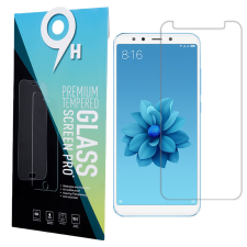 OEM Xiaomi Mi A2 üvegfólia, tempered glass, előlapi, edzett, 9H, 0,3mm mobiltelefon kellék