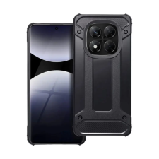OEM Xiaomi Poco X7 GIGAPACK Defender szilikon telefonvédő ütésállóság, fémhatás, FEKETE tok és táska