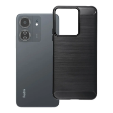 OEM Xiaomi Redmi 13C / Poco C65 Carbon 2.0 tok fekete tok és táska