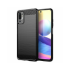 OEM Xiaomi Redmi Note 10 5G / Poco M3 Pro 4G / 5G szilikon tok, hátlaptok, telefon tok, karbon mintás, fekete, Simple Carbon