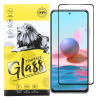 OEM Xiaomi Redmi Note 10 Pro / Poco X3 / X3 NFC / X3 Pro üvegfólia, tempered glass, előlapi, 9D, edzett, hajlított, fekete kerettel