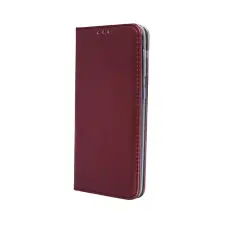 OEM Xiaomi Redmi Note 13 Pro Plus 5G nyitható flip tok burgundy tok és táska