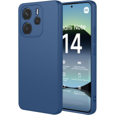 OEM Xiaomi Redmi Note 14 5G szilikon tok, hátlaptok, telefon tok, matt, sötétkék tok és táska