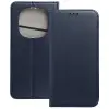 OEM Xiaomi Redmi Note 15 4G / 5G könyvtok, fliptok, telefon tok, bankkártyatartós, mágneszáras, sötétkék, Smart Magneto
