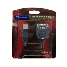 OEM XUSBSER1086 USB 2.0 A -> Serial RS-232 M/M adatkábel 1.5m kábel és adapter