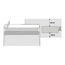 Office Depot LA4 szilikonos jobb ablakos 25db boríték boríték