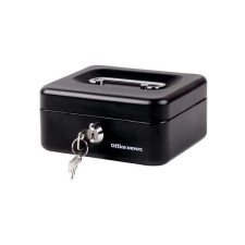 Office Depot mini fekete pénzkazetta pénzkazetta