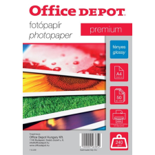 OFFICE DEPOT premium a4 240g fényes 50db fotópapír od112259 fotópapír