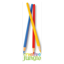 OfficeFox Színes ceruza CREATIVE JUNGLE hatszögletű 6db-os színes ceruza