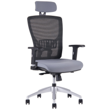 OfficePro Halia Mesh ergonomikus irodai szék Szín: szürke, Fejtámla: fejtámlával együtt forgószék