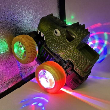  Offroad Dinosaur jármű akkumulátorral, Fények, Hangok, 18 cm elektronikus játék