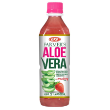  OKF eper ízű aloe vera ital - 500ml üdítő, ásványviz, gyümölcslé