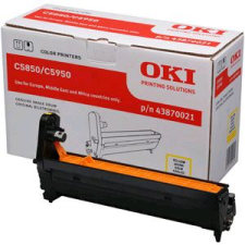 Oki 43870021 sárga drum (43870021) nyomtatópatron & toner