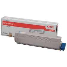Oki MC853 MC873 Cyan lézertoner eredeti 7,3K 45862839 nyomtatópatron & toner