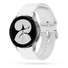  Okosóra szilikon szíj - Samsung Galaxy Watch6 / Watch6 Classic - fehér szilikon szíj okosóra kellék