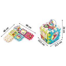  Oktató kocka játék dallammal ricokids 781700 készségfejlesztő