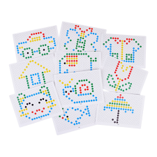  Oktató mágnestábla tűkkel ZA4738 oktatójáték