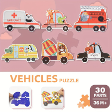  Oktató Puzzle Játékkészlete Tárolódobozzal puzzle, kirakós