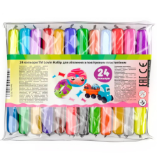 Okto Lovin Levegőn száradó gyurma szett 24 x 6g - Vegyes színek (70132) kreatív és készségfejlesztő