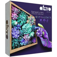 OKTO Sensory Art: Képkészítő gyurmakészlet - Kövirózsák, gyengédség gyurma