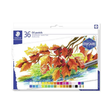  Olajpasztell kréta, STAEDTLER "2420", 36 különböző szín pasztellkréta