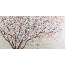Olajreprodukció 60 cm x 120 cm évszak grafika, keretezett kép
