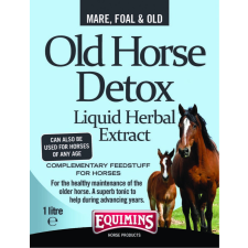 Old Horse Detox – ‘Öreg ló’ gyógynövényi oldat 1 liter lovaknak lófelszerelés