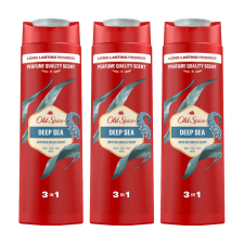 Old Spice Deep Sea 3 az 1-ben tusfürdő és sampon (3x400 ml) sampon