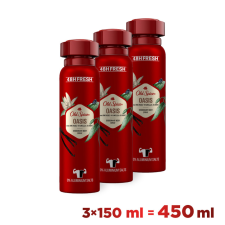 Old Spice Dezodor Spré Oasis Vanilia 3x150 ml dezodor