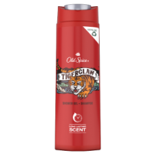 Old Spice Tigerclaw Tusfürdő És Sampon Férfiaknak, 400 ml sampon