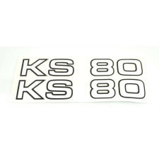  Oldaldekni matrica készlet Zündapp KS 80-hoz információs címke