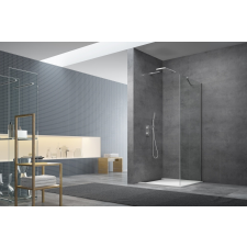  Oldalsó paraván a zuhanyajtóhoz 80 cm SAT SK SIKOSTENASK80 fürdőszoba kiegészítő