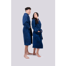 OLIMA OL3300 unisex pamut fürdőköntös , Marine Blue-XL/2XL lakástextília