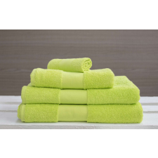 OLIMA OL450 klasszikus pamut vendégtörölköző Olima, Citrus Green-50X100 lakástextília
