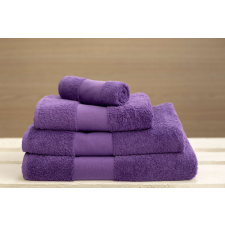 OLIMA OL450 klasszikus pamut vendégtörölköző Olima, Purple-50X100 lakástextília