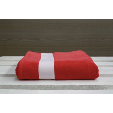 OLIMA OLV4000 szublimálható velúr/frottír strandtörölköző Olima, Red-100X180 lakástextília