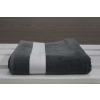 OLIMA szublimálható velúr/frottír strandtörölköző OLV4000, Charcoal Grey-100X180