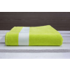 OLIMA szublimálható velúr/frottír strandtörölköző OLV4000, Citrus Green-100X180