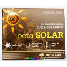 OLIMP LABS Beta-Solar 30 db kapszula, bőr-, nap-, szemvédelem vitaminokkal, napozáshoz és szoláriumozáshoz is, önbarnító - Olimp Labs vitamin és táplálékkiegészítő
