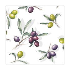 Olivás szalvéta - 25x25 cm - Delicious olives papírárú, csomagoló és tárolóeszköz