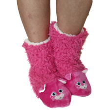 Ollike NŐI csizmás állatmintás MAMUSZ Pink, 38-41 női zokni