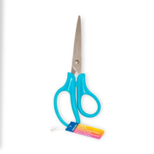  Olló 17cm, hegyes, ergonomikus, iskolai, Nebulo olló